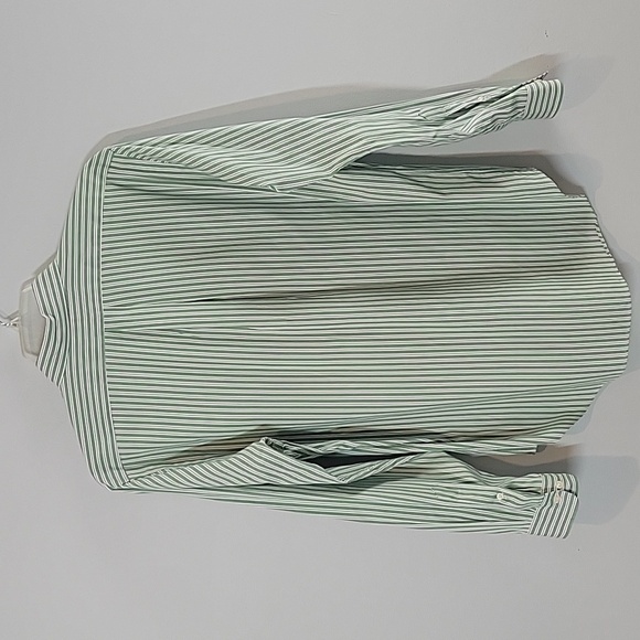 Ralph Lauren green stripe button down shirt - Picture 4 of 8